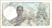 French West Africa 1000 francs 1000 Francs Woman, jugs - 1948 - Specimen -