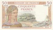 France 50 francs 50 Francs Ceres - 13-05-1937 - Serial Y.6137 - XF -