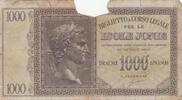 Greece 1000 drachm 1000 Drachmai Caesar head - Isole Jonie - Good - P.M.17 -