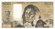 France 500 francs 500 Francs Pascal - St Jacques Tower - 02-01-1969 - G.9- XF -