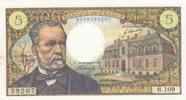 France 5 francs 5 Francs Pasteur - 04-09-1969 Serial B.109 - AU -