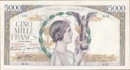 France 5000 francs 5000 Francs Victory - 13-10-1938 Serial W.38 - VF+ -