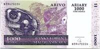 Madagascar 1000 ariary 1000 Ariary - Lemurs - Cactus - 2004 - P.89b - a UNC -