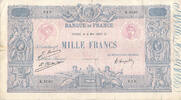 France 1000 francs 1000 Francs Blue on lilac - 08-05-1926 - Serial K.2340 - VF -