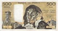 France 500 francs 500 Francs Pascal - St Jacques Tower - 04-10-1973 - Serial O.32 - F to VF -