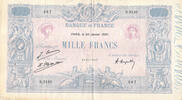 France 1000 francs 1000 Francs Blue on lilac - 20-01-1926 - Serial S.2133 - VF -
