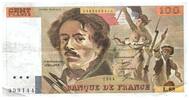 France  100 Francs Delacroix - 1984 Serial L.88 - VF