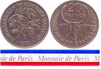 Madagascar 20 francs 20 Francs - 1970 - Test strike -