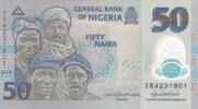 Nigeria 50 naira 50 Naira - Portraits, Fishermen - Polymer - 2020 - UNC - P.40 -