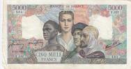France 5000 francs 5000 Francs France and colonies - 01-02-1945 Serial Y.257 - VF -