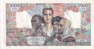 France 5000 francs 5000 Francs France and colonies - 07-06-1945 Serial D.683 - VF+ -