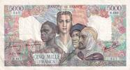 France 5000 francs 5000 Francs France and colonies - 07-06-1945 Serial H.683 - VF -