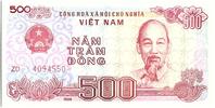 Viet Nam 500 dong 500 Dong, Ho Chi Minh - Port - 1988 - P.101 -