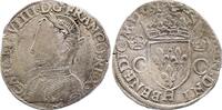 France teston Teston Charles IX - 1562 H La Rrochelle - Silver - 2 nd type -