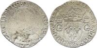 France teston Teston Charles IX - 1573 M Toulouse - Silver - 2nd type - FINE -