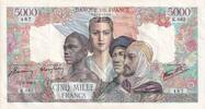 France 5000 francs 5000 Francs France and colonies - 26-07-1945 Serial K.683 - VF+ - P.103c -