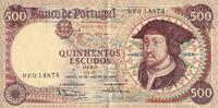 500 escudos 1966 Portugal 500 Escudos - D. Joao II - 25.01.1966 - XF - P.170a II / VZ