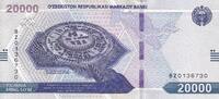 Uzbekistan 20000 sum 20000 Som - 2021 - UNC - P.NEW -