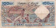 Algeria 100 nf 100 NF - Mouettes - 02-06-1961 - Serial C.312 - Number 7777776 - F to VF - P.121b -
