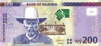 Namibia 200 namibia dollars 200 Namibia Dollars - Kaptein H. Witbooi - Antelopes- 2018 - P.NEW -