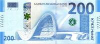 Azerbaidjan 200 manat 200 Manat - Heydar Aliyev - Map of Azerbaïdjan - 2018 - P.37 -