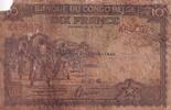 Belgian Congo 10 francs 10 Francs - Dance - Soldiers - 10-07-1942 - Letter K - P.14B -
