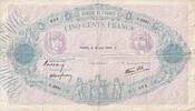 France 500 francs 500 Francs - Pink and blue - 16-06-1938 - Serial U.2991 - P.66 -