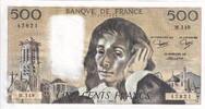 France 500 francs 500 Francs - Pascal - 07-01-1982 - Serial H.149 - P.156 -