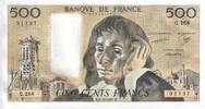 France 500 francs 500 Francs - Pascal - 05-11-1987 - Serial Q.268 - P.156 -