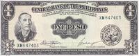 Philippines 1 peso 1 Peso - Mabini - Church - 1949 - P.133 -