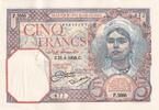 Algeria 5 francs 5 Francs - Young girl - 21-06-1929 - Serial P.3666 - P.77a -
