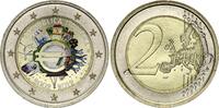 Italy 2 euros 2 Euros - 10 years of the Euro - Colorised - 2012 -