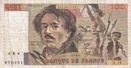 France  100 Francs - Delacroix - 1979 - Serial A.19 - P.154 FF+