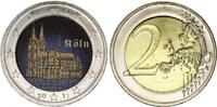 Germany 2 euros 2 Euros - Cologne Cathedral - Colorised - G Karlsruhe - 2011 -