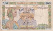 France 500 francs 500 Francs - La Paix - 07-01-1943 - Serial K.7739 - P.95 -