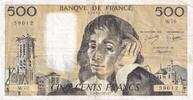 France 500 francs 500 Francs - Pascal - 03-11-1977 - Serial W.76 - P.156 -