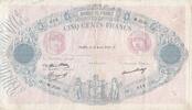 France 500 francs 500 Francs Blue and Pink - 15-04-1937 - Serial W.2550 -