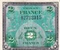 France 2 francs 2 Francs - Flag - 1944 - Without Serial - P.114 -