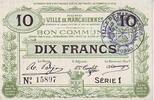 France 10 f 10 F Marchiennes -
