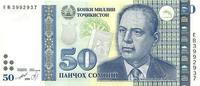 Tajikistan 50 somoni 50 Somoni 1999 - B. Gafurov - «Choikhanai Sina» -