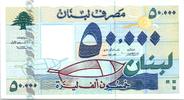 Lebanon 50000 livre 50000 Pounds Boat, geometric design - 1999 -
