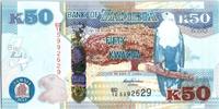 50 kwacha 2012 Sambia 50 Kwacha Eagle - Leopard - 2012 I / ST