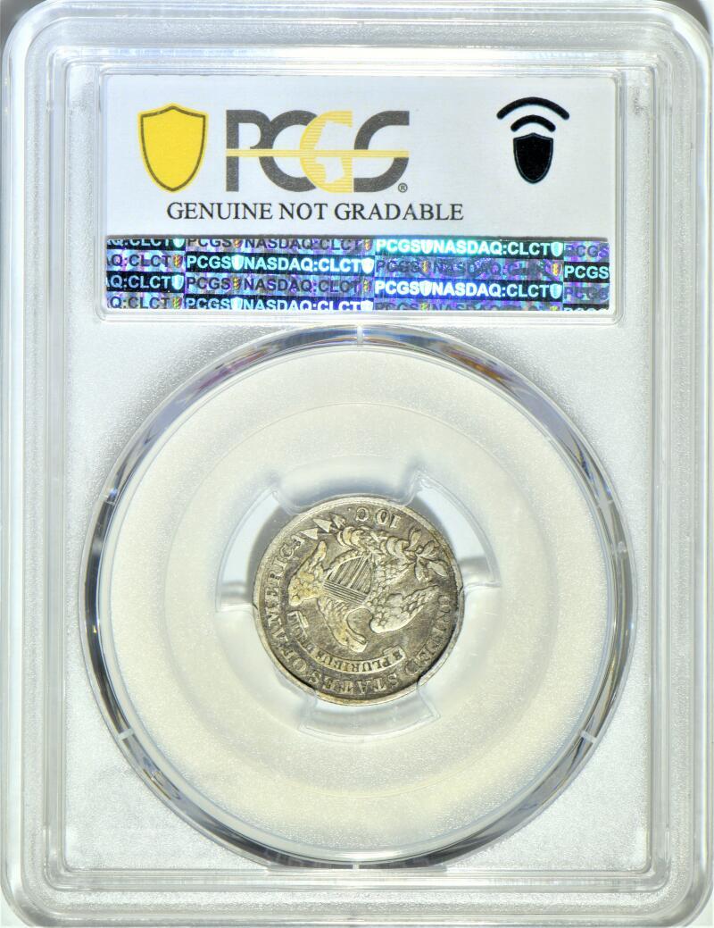 USA 1831 Capped Bust Dime PCGS VF Detail; Huh? | MA-Shops