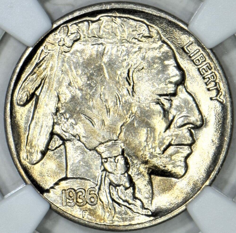 USA 1936 S/S VP-002 Buffalo Nickel NGC MS-66; Population 2