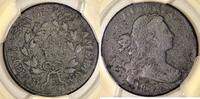 USA Three Errors Reverse Draped Bust Large Cent PCGS-F Details -