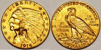 USA $2.50 Gold Indian Quarter Eagle; Nice Original, Choice -
