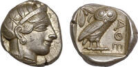 Attica, Athens AR tetradrachm c. 454-404 BC Athena/Owl f.vz 2,023.36 US$1,618.69 US$  +  46.25 US$ shipping
