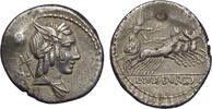 Roman Republic AR denarius 85 BC L. Julius Bursio, male deity/Victory in... 173.43 US$138.74 US$  +  28.91 US$ shipping