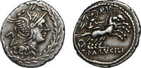 Roman Republic AR denarius 101 BC M. Lucilius Rufus, Roma/Victory ss+ 208.12 US$  +  28.91 US$ shipping