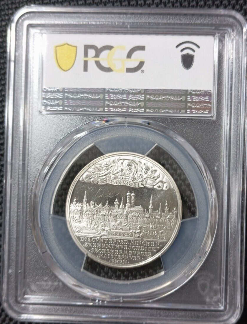 Thaler PCGS Munich 1624 1986 SP67 Silver City View Official